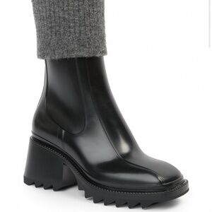 Chloe “Betty” rain boots with sock